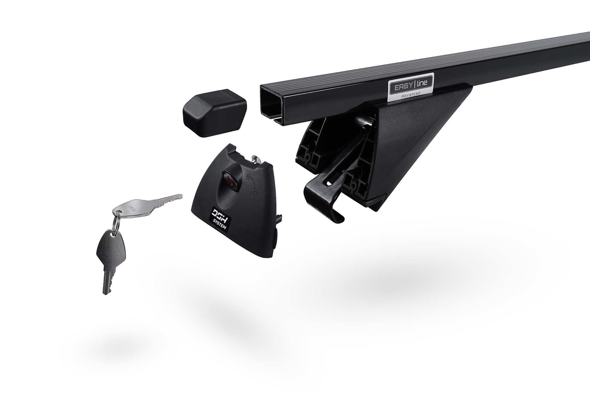 Barre Acciaio 90kg Barre Portapacchi DGH SYSTEM 120cm Per Hyundai Kona SUV 2017 - Portata 90kg Con Serratura Barre Tetto Hyundai Kona