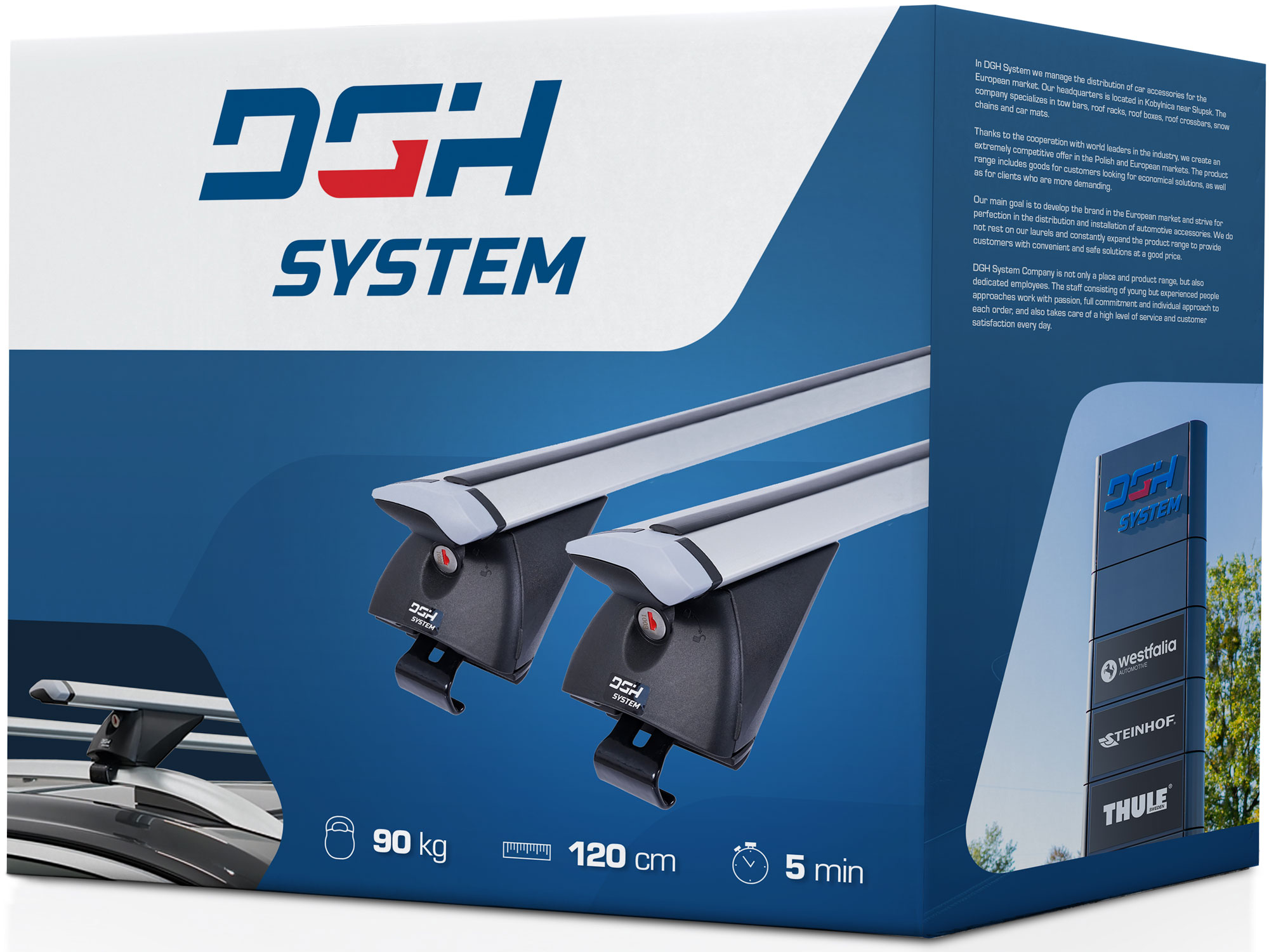Roof rack roof bars RAILS for NIO ES8 SUV 18-22 max 90 kg 120 cm ...